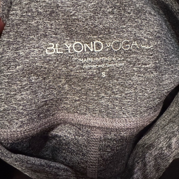 Beyond Yoga Heathered Gray Shine Leggings, small - Picture 5 of 7